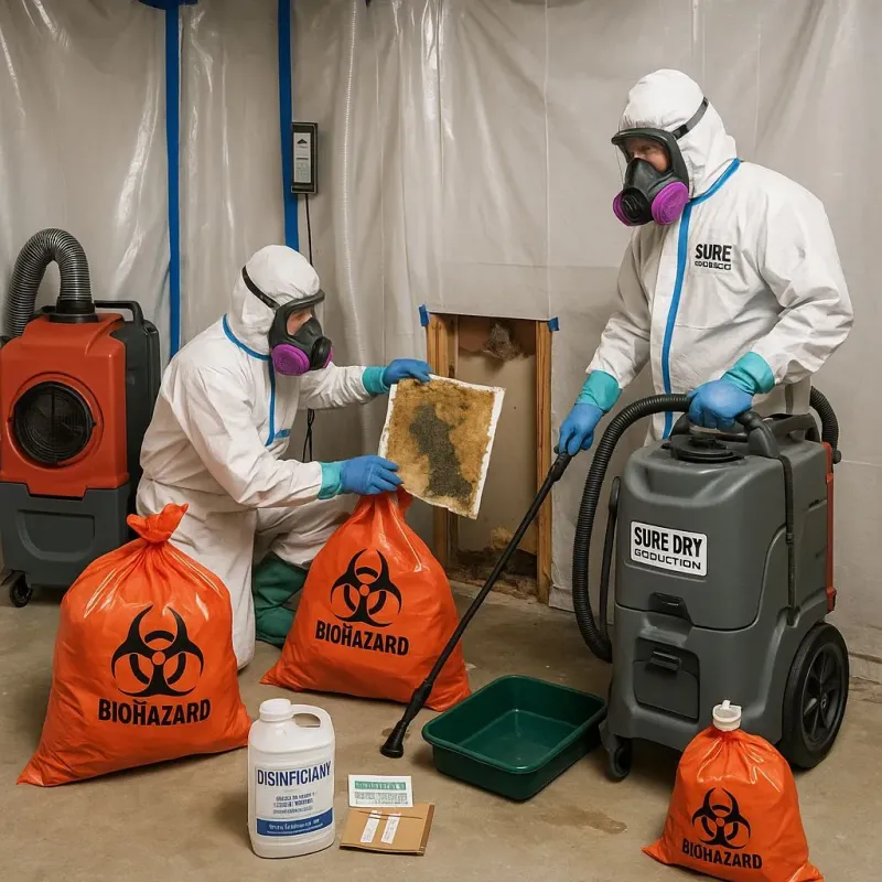 Contaminated Water Handling Protocols process in Mason County, TX