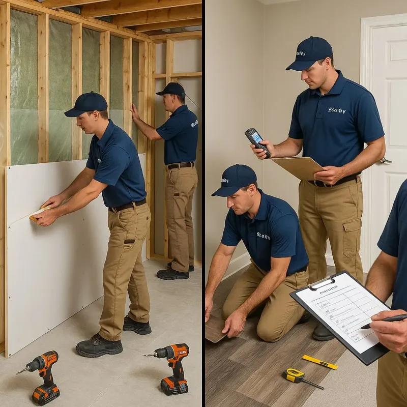 Repairs and Reconstruction process in Mason County, TX
